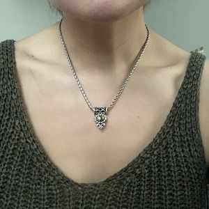 Brighton Collectibles Two Tone Reverse Necklace